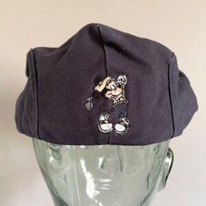 Vintage Walt Disney World Golfing Mickey Flat Cap - L/XL, Unisex